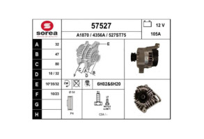 Alternateur FORD KA 2 Photo n°2