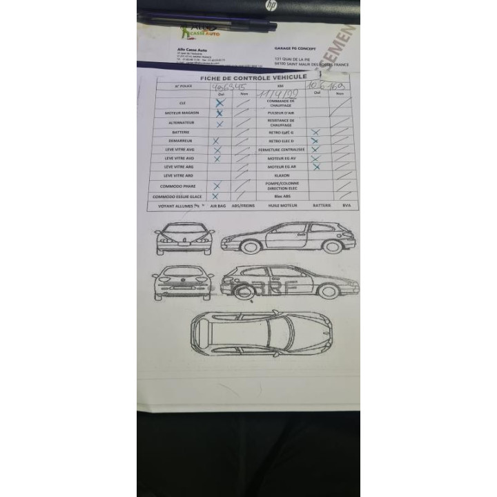 Compresseur clim RENAULT CLIO 1 Photo n°12