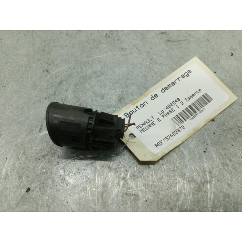 Bouton de demarrage RENAULT MEGANE 2 Photo n°1