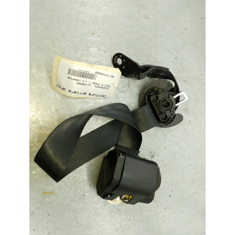 Ceinture arriere droit VOLKSWAGEN POLO 5 Photo n°1