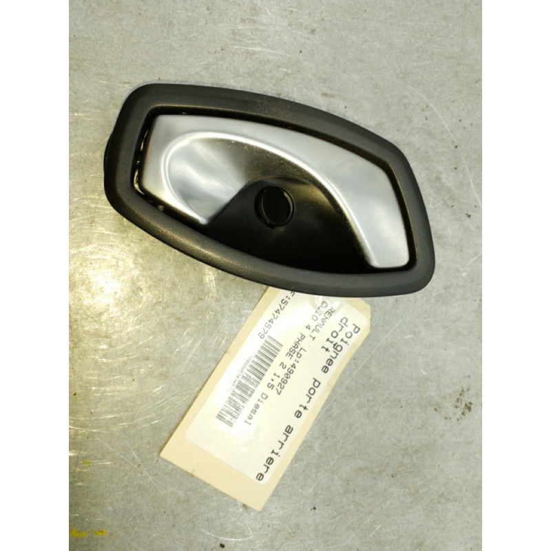 Poignee interieur arriere droit RENAULT CLIO 4 Photo n°1