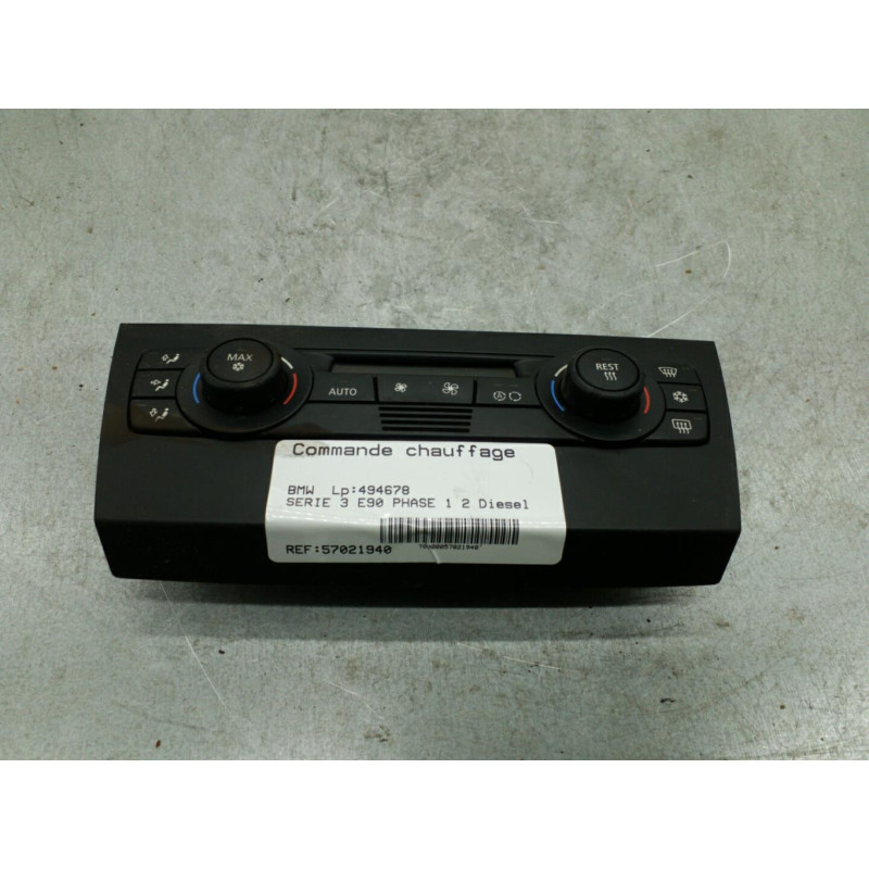 Commande chauffage BMW SERIE 3 E90 Photo n°1