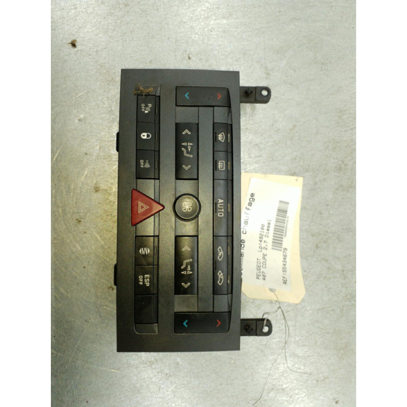 Commande chauffage PEUGEOT 407 Photo n°1