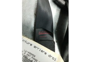 Ceinture arriere droit PEUGEOT 207 Photo n°3