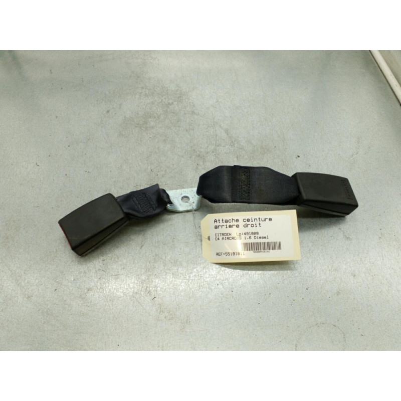 Attache ceinture arriere droit CITROEN C4 AIRCROSS Photo n°1