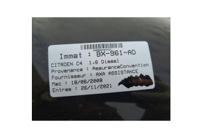 Air bag rideau droit CITROEN C4 1 Photo n°6