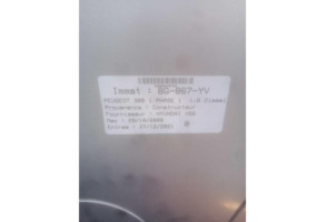 Air bag rideau gauche PEUGEOT 308 1 Photo n°9