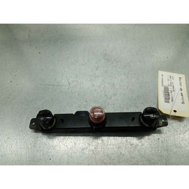 Bouton de warning FIAT 500 2 Photo n°1