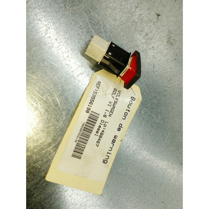 Bouton de warning VOLKSWAGEN GOLF 6 Photo n°1