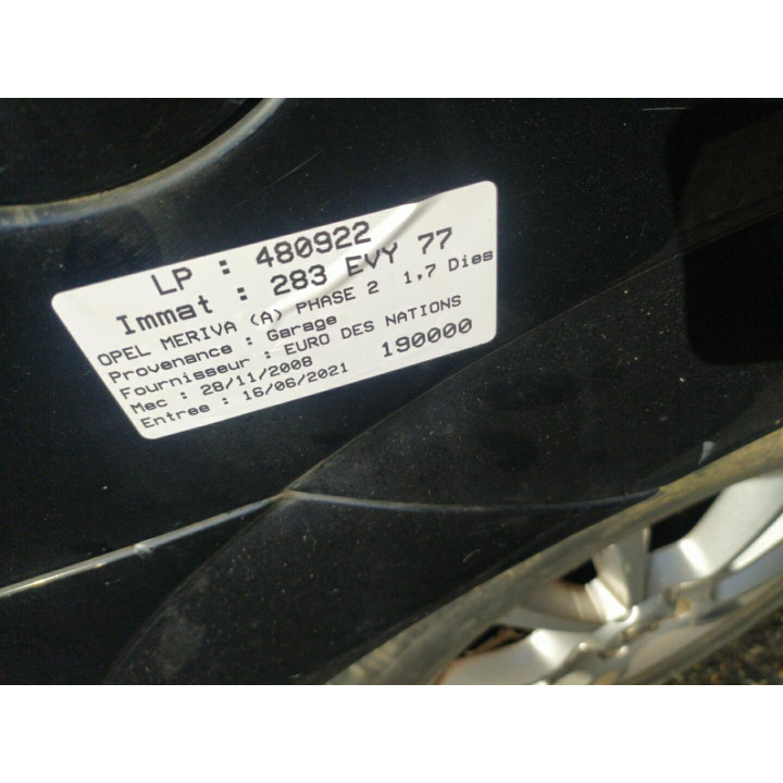 Vase de lave glace OPEL MERIVA A Photo n°5