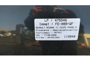 Moteur essuie glace arriere RENAULT MEGANE 2 Photo n°8