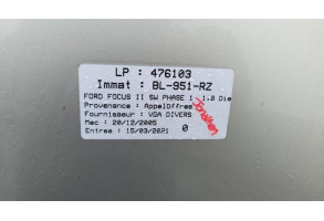 Moteur essuie glace arriere FORD FOCUS 2 Photo n°7
