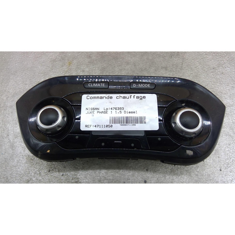 Commande chauffage NISSAN JUKE 1 Photo n°1