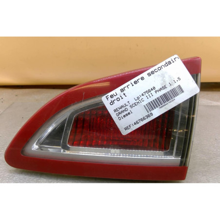 Feu arriere secondaire droit (feux) RENAULT SCENIC 3
