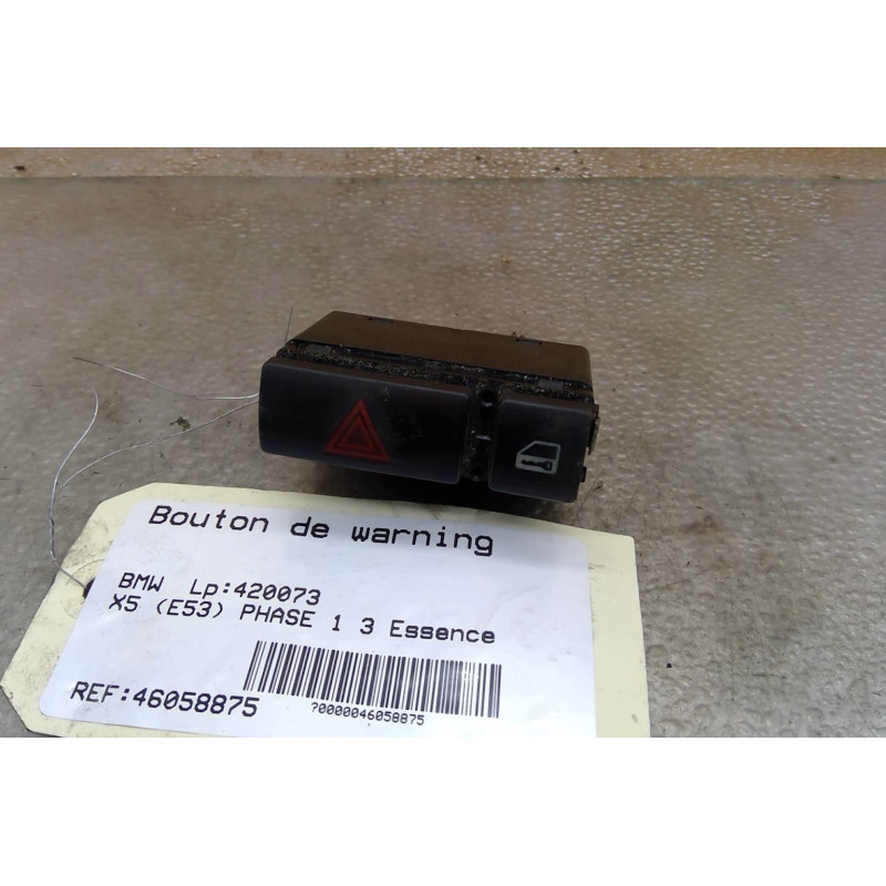 Bouton de warning BMW X5 E53 Photo n°1