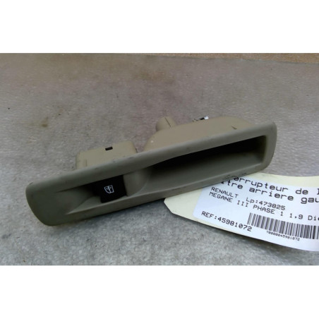 Interrupteur de leve vitre arriere gauche RENAULT MEGANE 3