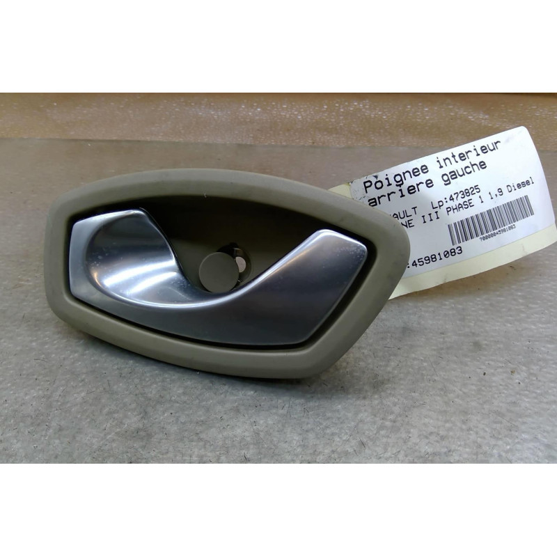 Poignee interieur arriere gauche RENAULT MEGANE 3 Photo n°1