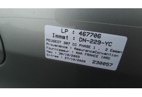 Malle/Hayon arriere PEUGEOT 307 Photo n°14