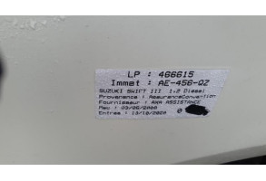 Porte avant droit SUZUKI SWIFT 3 Photo n°8