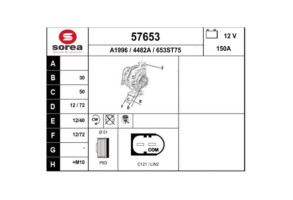 Alternateur FORD KUGA 2 Photo n°1