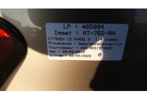 Poignee interieur arriere gauche CITROEN C3 2 Photo n°5