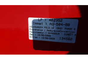 Malle/Hayon arriere VOLKSWAGEN POLO 4 Photo n°5