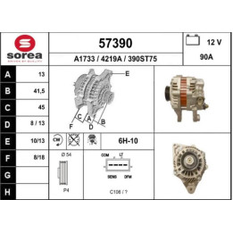 Alternateur SMART FORTWO 2 Photo n°1
