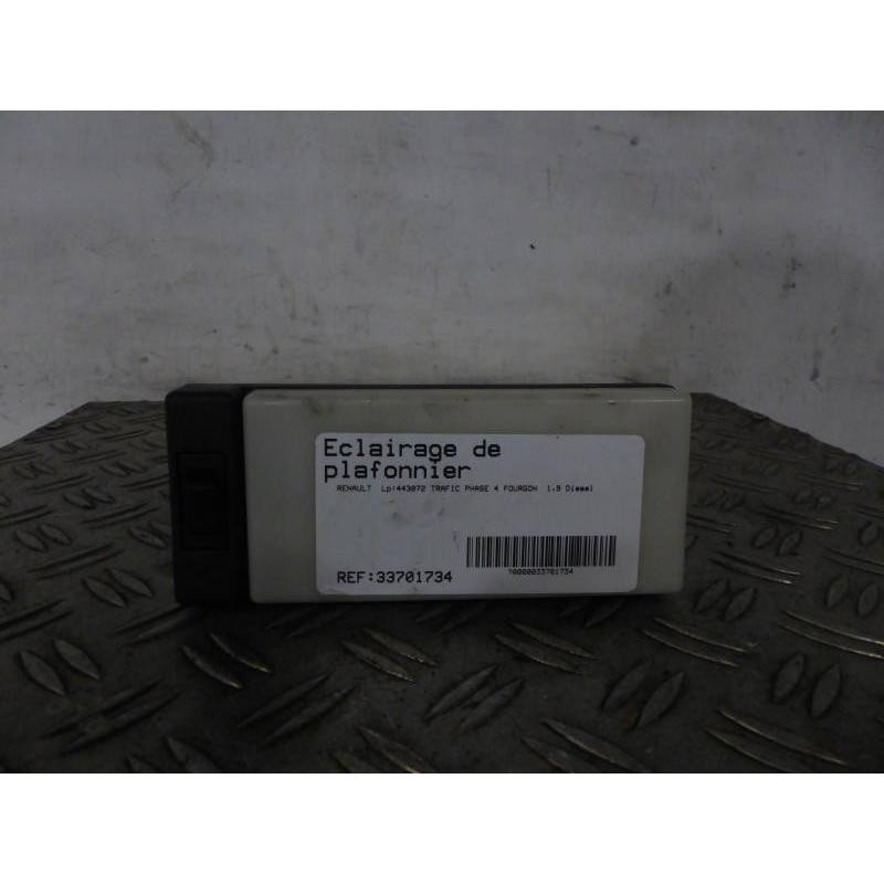 Eclairage de plafonnier RENAULT TRAFIC 1 Photo n°1