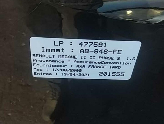 Vase d'expansion RENAULT MEGANE 2 Photo n°1