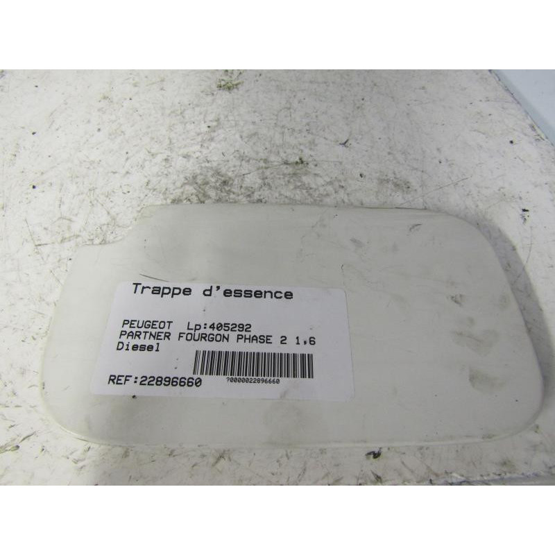 Trappe d'essence PEUGEOT PARTNER 2 Photo n°1
