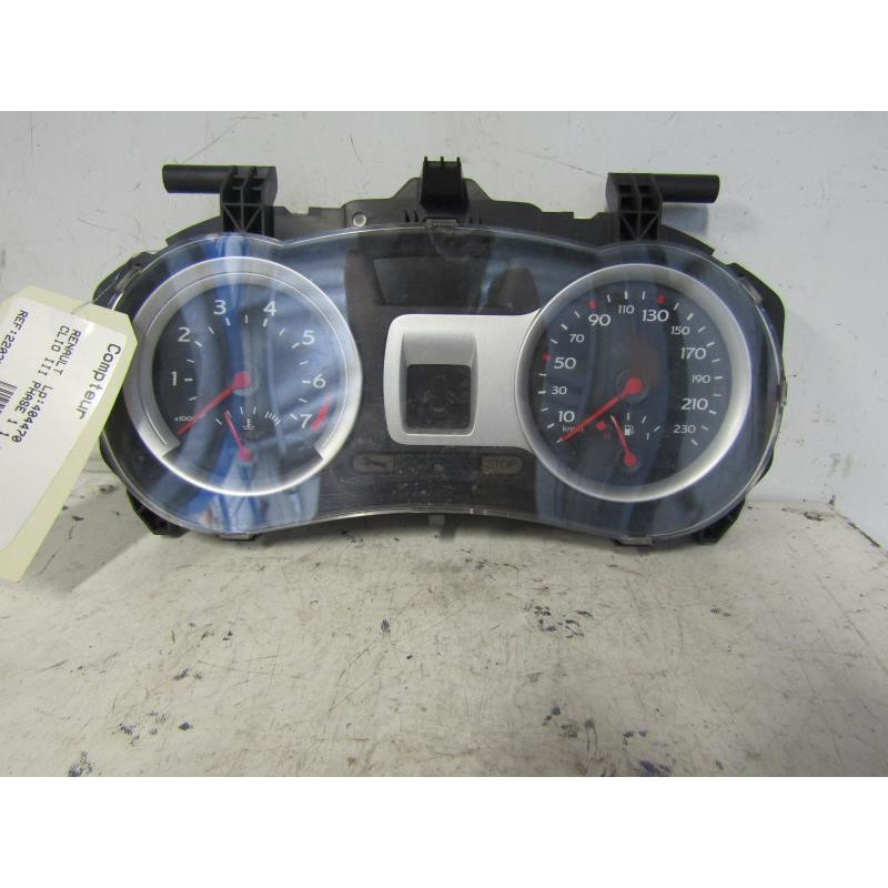 Compteur RENAULT CLIO 3 Photo n°1