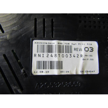 Compteur RENAULT MEGANE 3