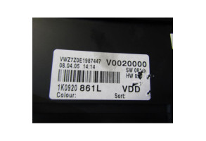 Compteur VOLKSWAGEN GOLF PLUS Photo n°3