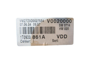 Compteur VOLKSWAGEN TOURAN 1 Photo n°2