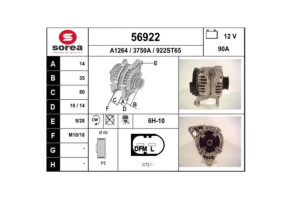 Alternateur VOLKSWAGEN PASSAT 4 Photo n°6