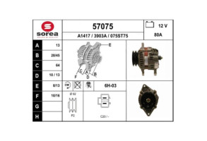 Alternateur MAZDA 323 6 Photo n°6