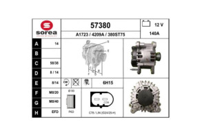Alternateur AUDI A1 1 Photo n°4