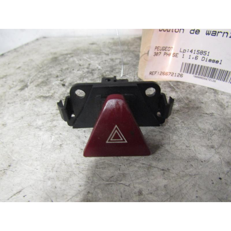 Bouton de warning PEUGEOT 307 Photo n°1