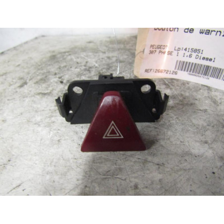 Bouton de warning PEUGEOT 307