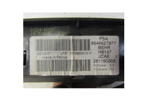 Commande chauffage PEUGEOT 307 Photo n°3
