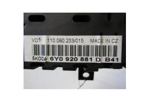 Compteur SKODA FABIA 1 Photo n°3