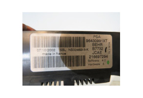 Commande chauffage PEUGEOT 307 Photo n°3