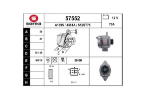 Alternateur SUZUKI ALTO 3 Photo n°3