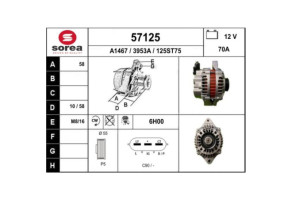 Alternateur OPEL AGILA B Photo n°6