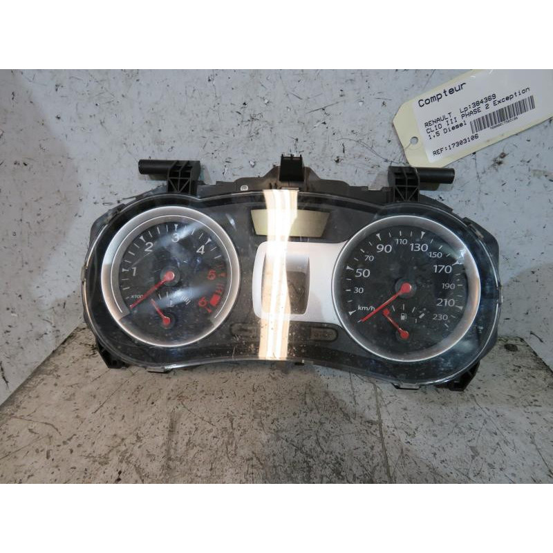 Compteur RENAULT CLIO 3 Photo n°1
