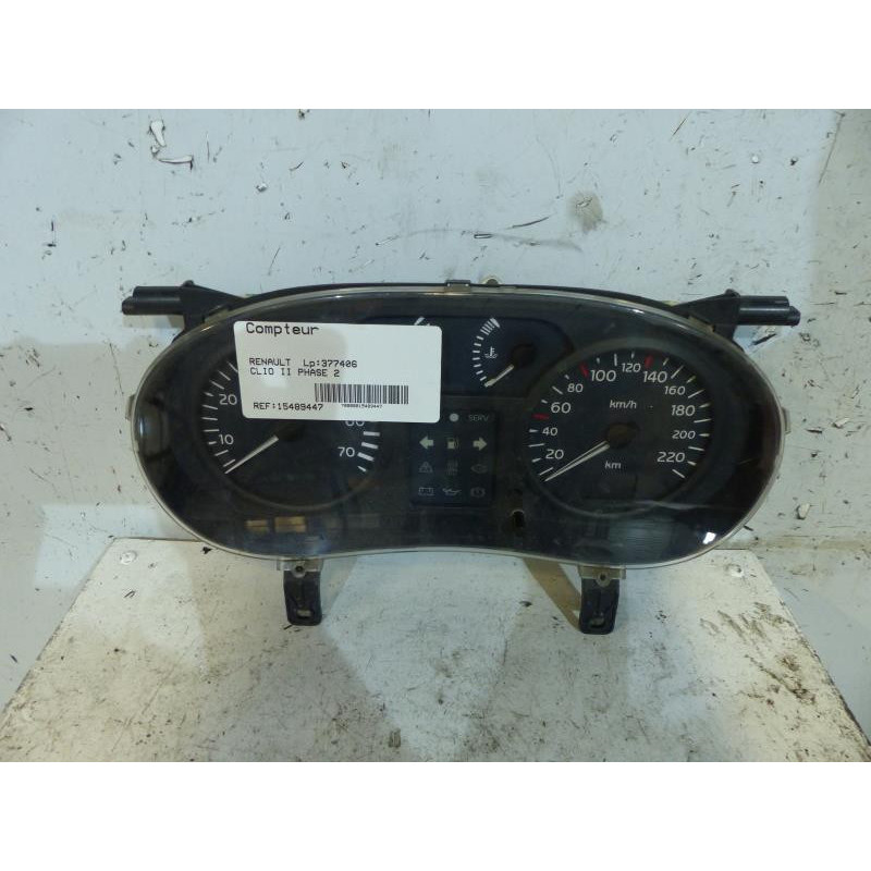 Compteur RENAULT CLIO 2 Photo n°1
