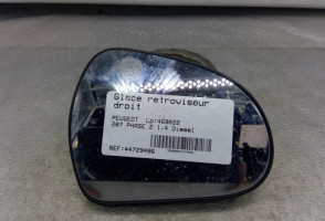 Glace retroviseur droit PEUGEOT 207