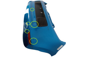 Pare choc arriere RENAULT TWINGO 3 Photo n°9