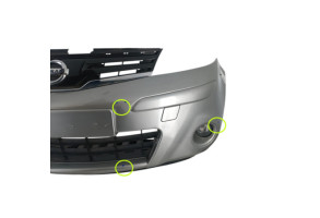 Pare choc avant NISSAN NOTE 1 Photo n°9