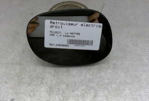 Glace retroviseur droit PEUGEOT 206